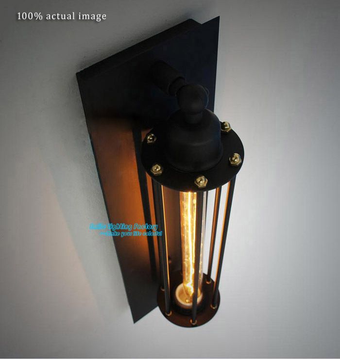 2017 Wholesale Classical Nostalgic Industrial Style Wall Lights Vintage Art Wall Sconce Stair ...